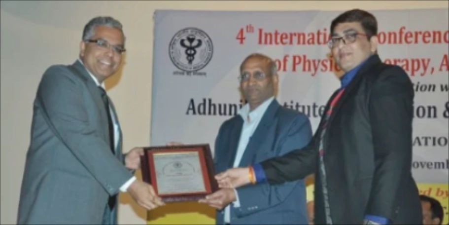 Honoured at the 4th International Conference of Physiotherapy